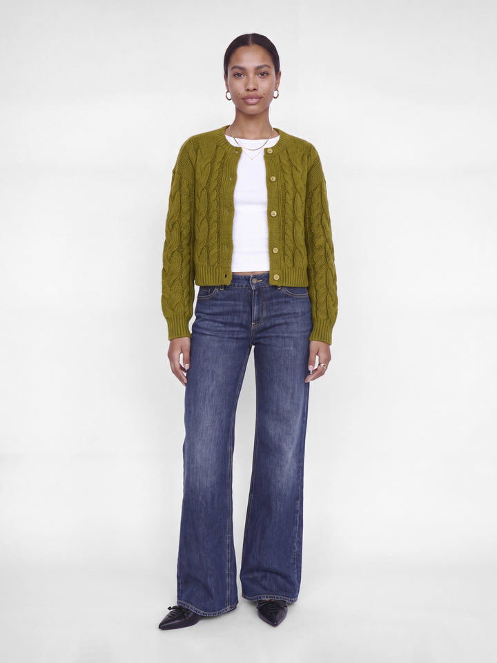 JXMAGDA CARDIGAN KNIT, Green Moss 176027 Bild 5