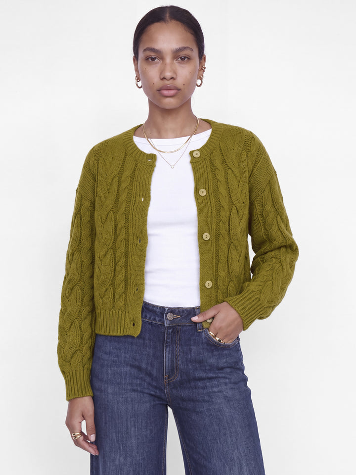 JXMAGDA CARDIGAN KNIT, Green Moss 176027 Bild 6