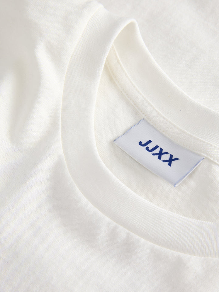 JXMILLOW LOOSE SS TEE JRS STYDSS26, Cloud Dancer/COFFEE CLUB 177642003 Bild 3