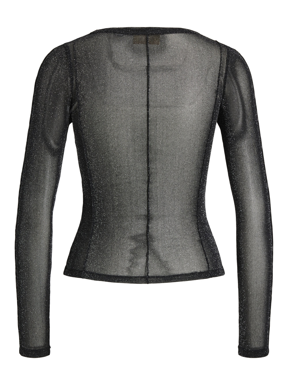 JXMINNA MESH GLITTER LS TOP WVN, Black 178012 Bild 2