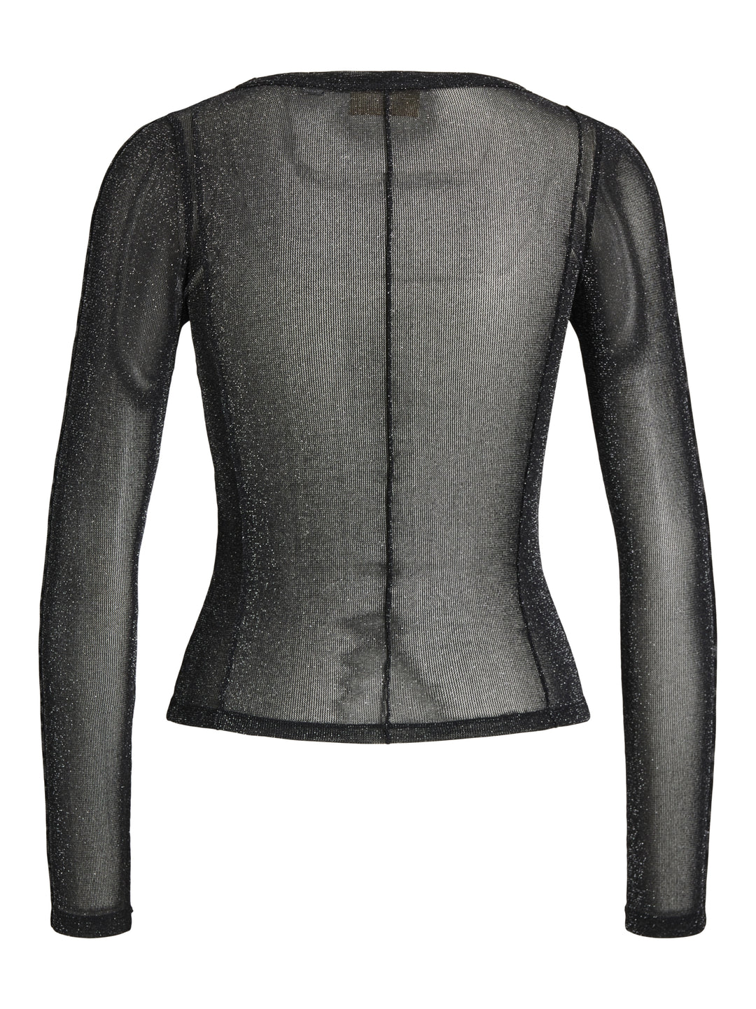 JXMINNA MESH GLITTER LS TOP WVN, Black 178012 Bild 2