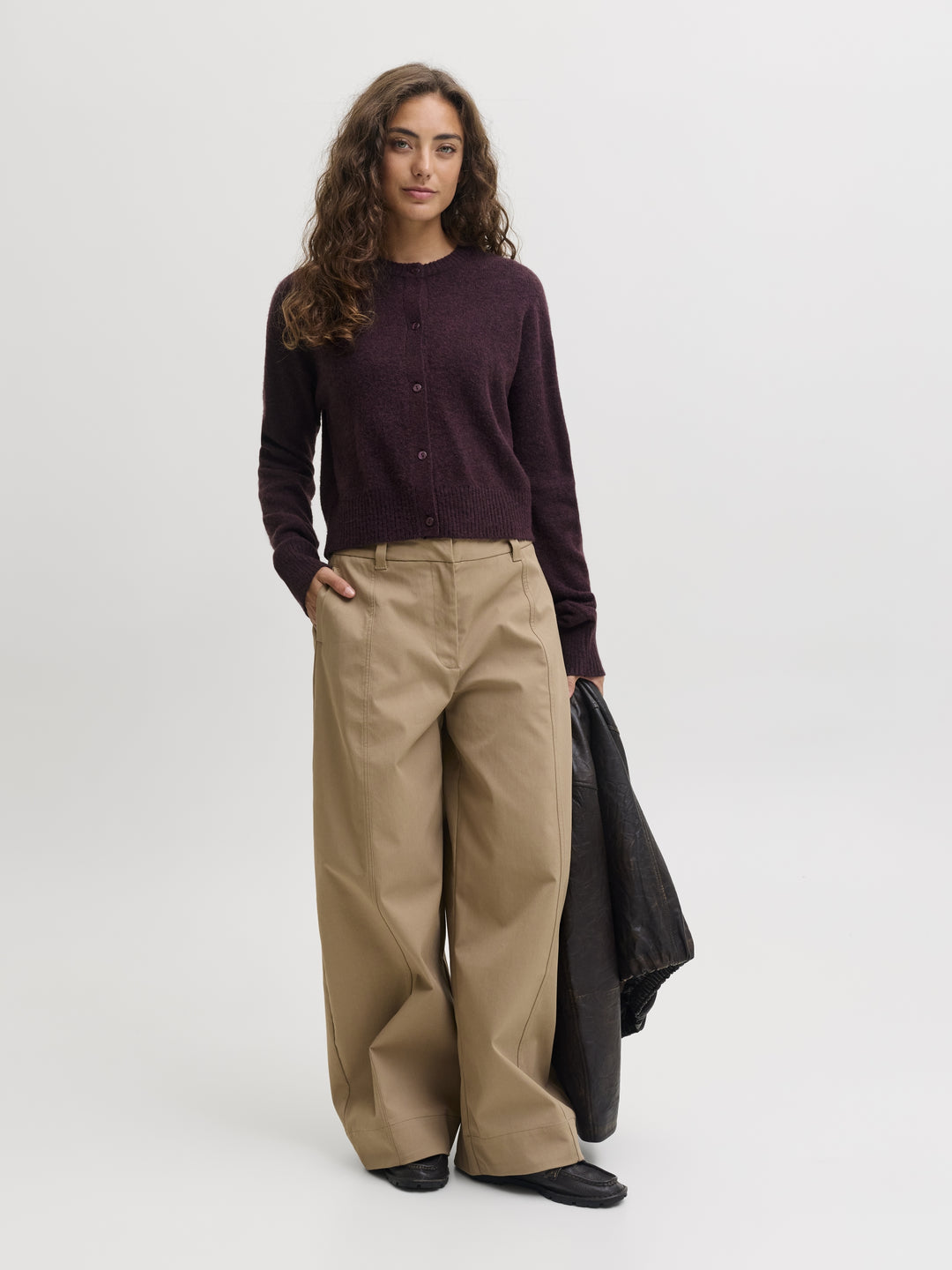 JXNATALIE DIVERSE CARDIGAN KNIT SN, Winetasting 176841 Bild 6