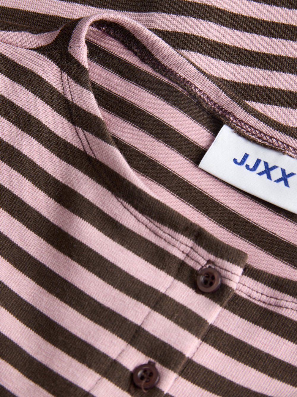 JXPAULA STRIPE LS CARDIGAN JRS EXP, Raindrops On Roses/Demitasse 308783001 Bild 2