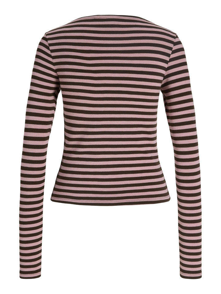 JXPAULA STRIPE LS CARDIGAN JRS EXP, Raindrops On Roses/Demitasse 308783001 Bild 3