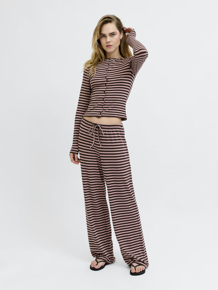 JXPAULA STRIPE LS CARDIGAN JRS EXP, Raindrops On Roses/Demitasse 308783001 Bild 5