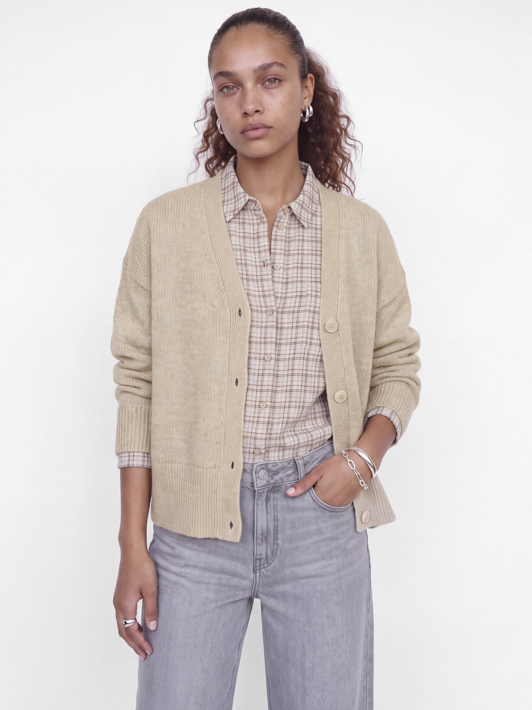 JXROSANNA CARDIGAN KNIT, Crockery 176552 Bild 5