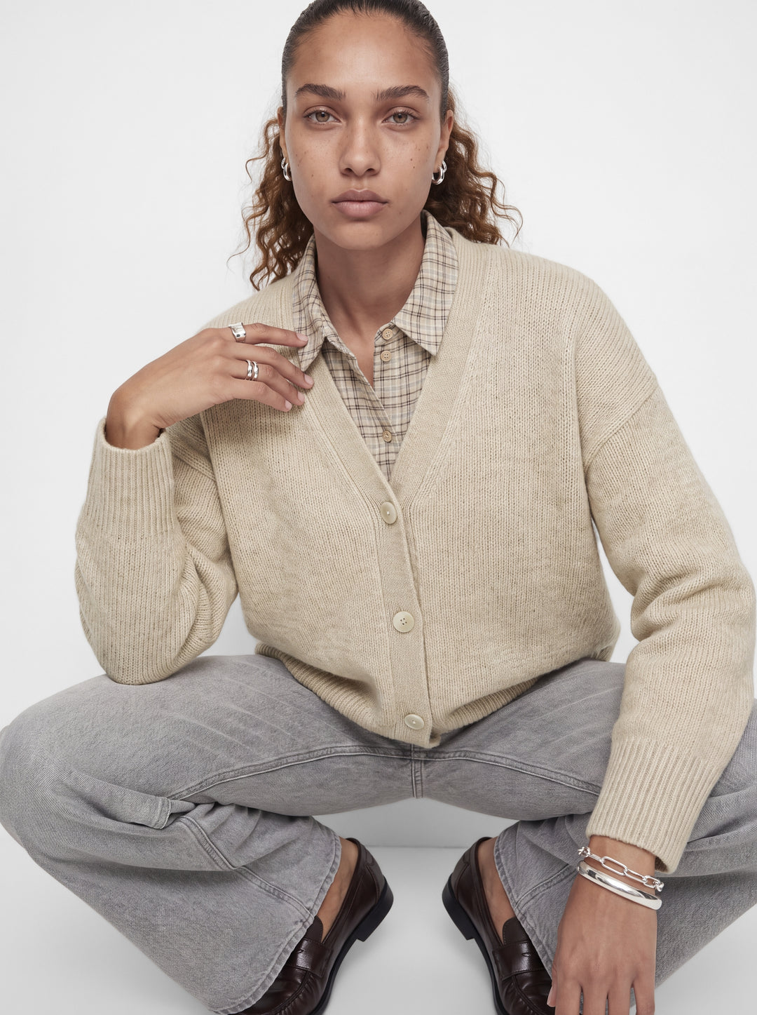 JXROSANNA CARDIGAN KNIT, Crockery 176552 Bild 8