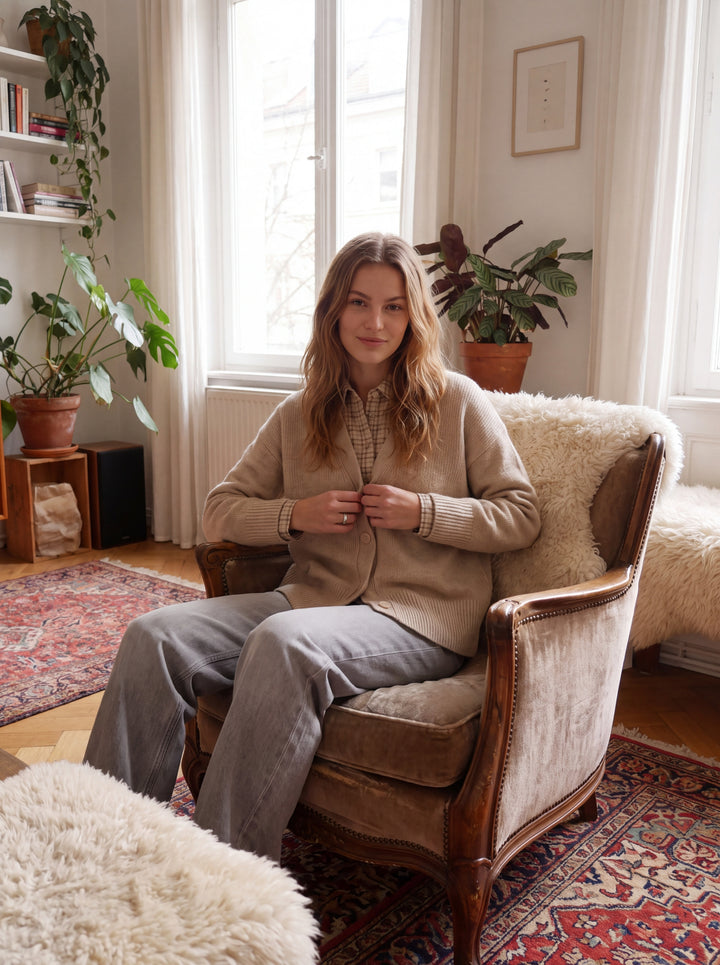 JXROSANNA CARDIGAN KNIT, Crockery 176552 Bild 9