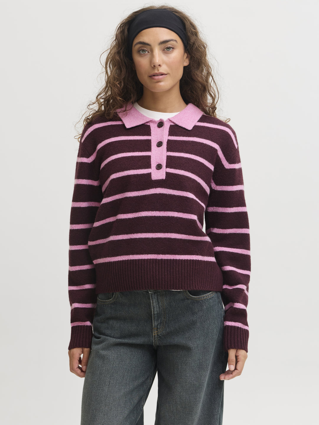 JXRUBY POLO NECK KNIT SN, Orchid Smoke 177315 Bild 6