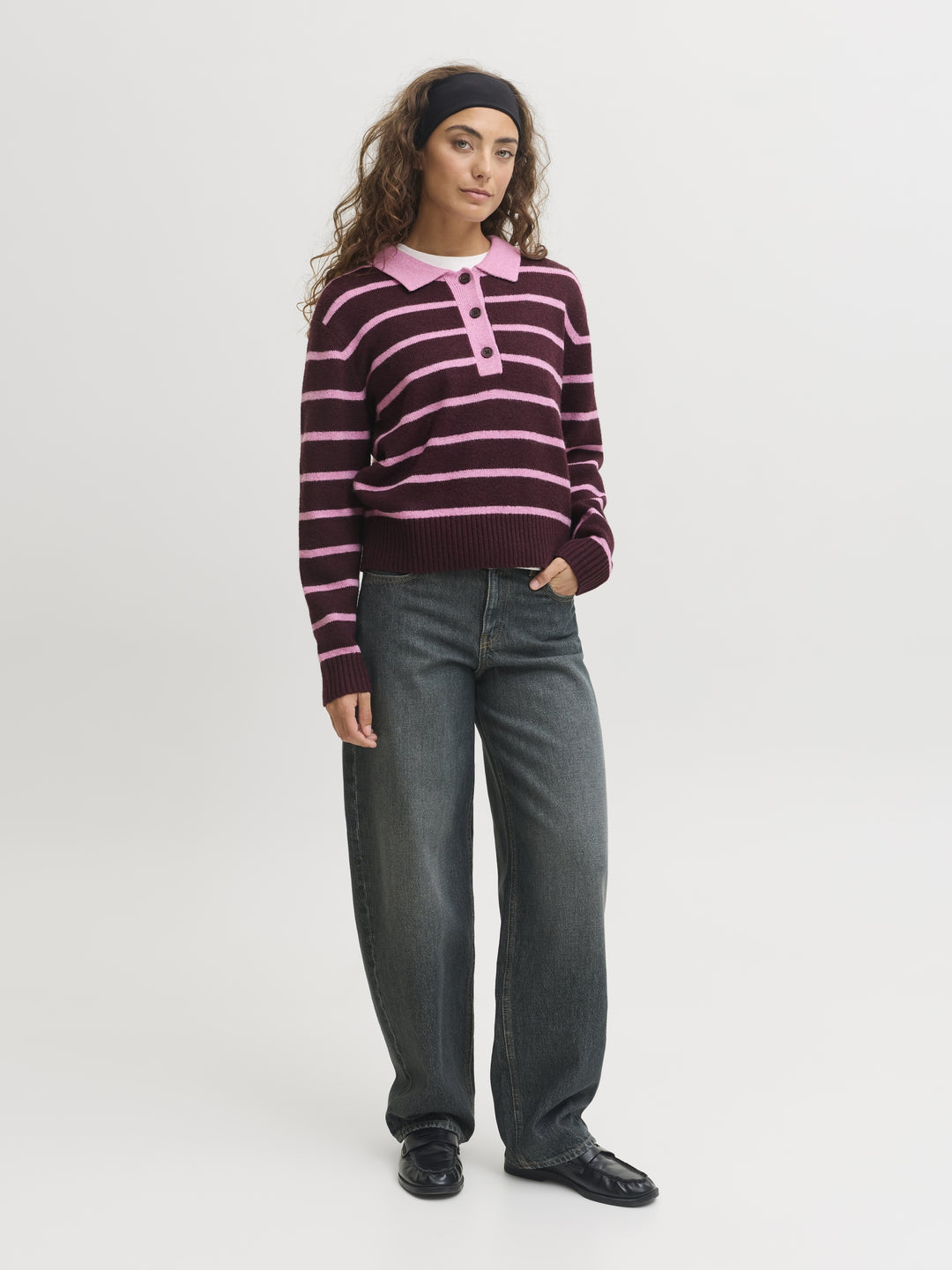 JXRUBY POLO NECK KNIT SN, Orchid Smoke 177315 Bild 8