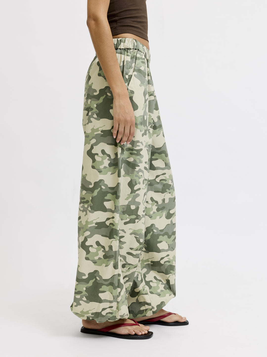 JXSARA BALLON MW PANTS WVN LN, Olive Night/CAMO 176065001 Bild 8