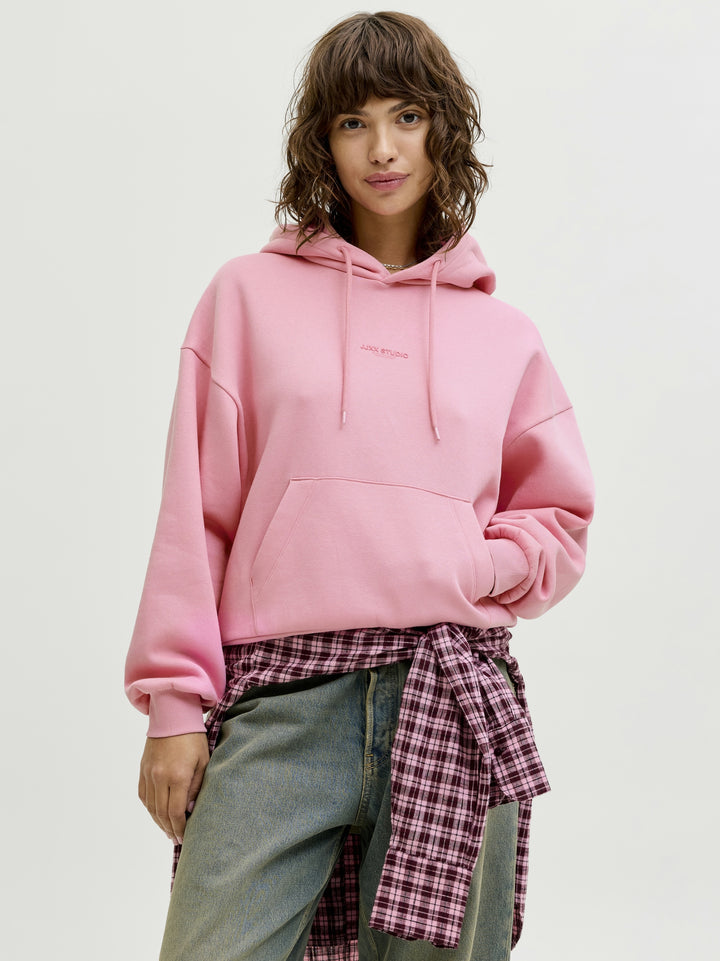 JXSTUDIO VESTERBRO LS RLX HOOD SWT, Morning Glory/SANGRIA SUNSET JJXX L 177299005 Bild 4