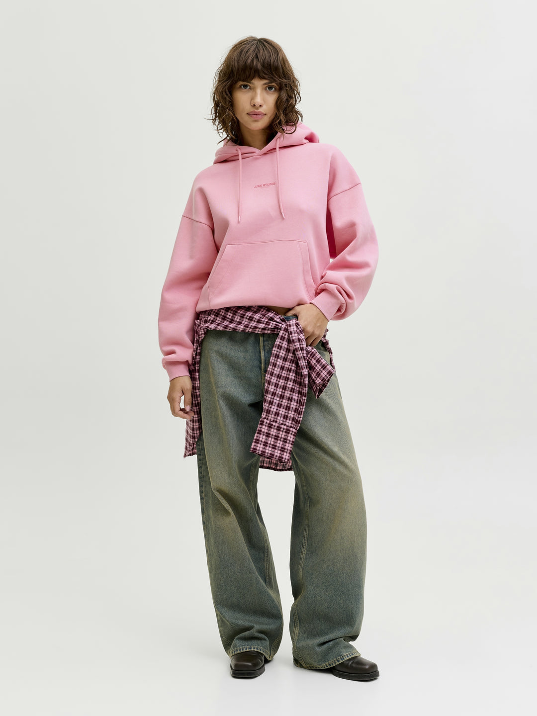 JXSTUDIO VESTERBRO LS RLX HOOD SWT, Morning Glory/SANGRIA SUNSET JJXX L 177299005 Bild 6