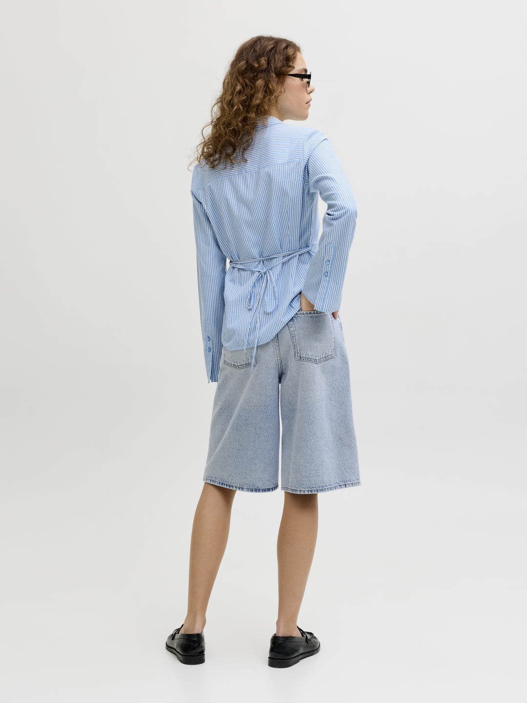 JXTOKYO LONG HW SHORTS DNM LN, Light Blue Denim 175852 Bild 7