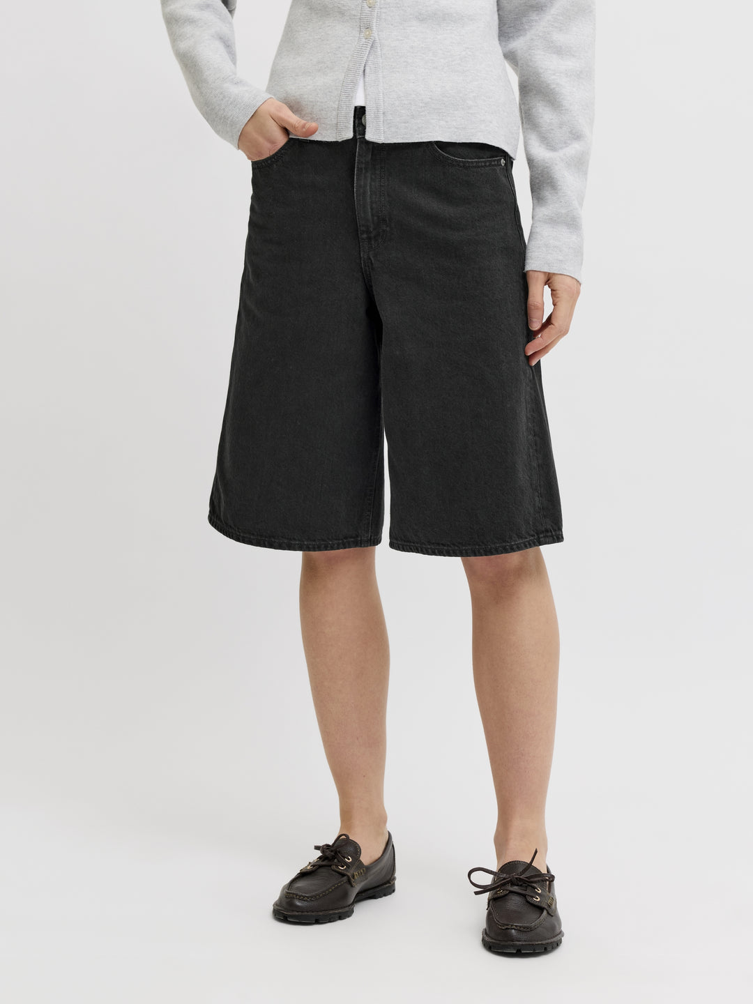 JXTOKYO LONG HW SHORTS DNM LN, Black 178012 Bild 5