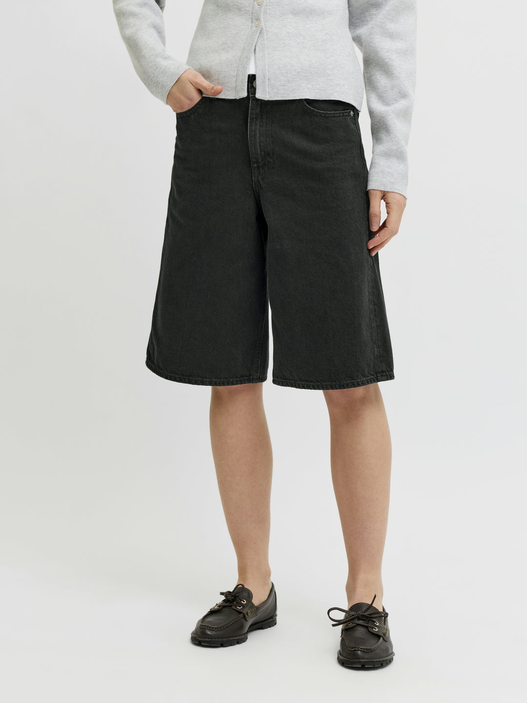JXTOKYO LONG HW SHORTS DNM LN, Black 178012 Bild 5