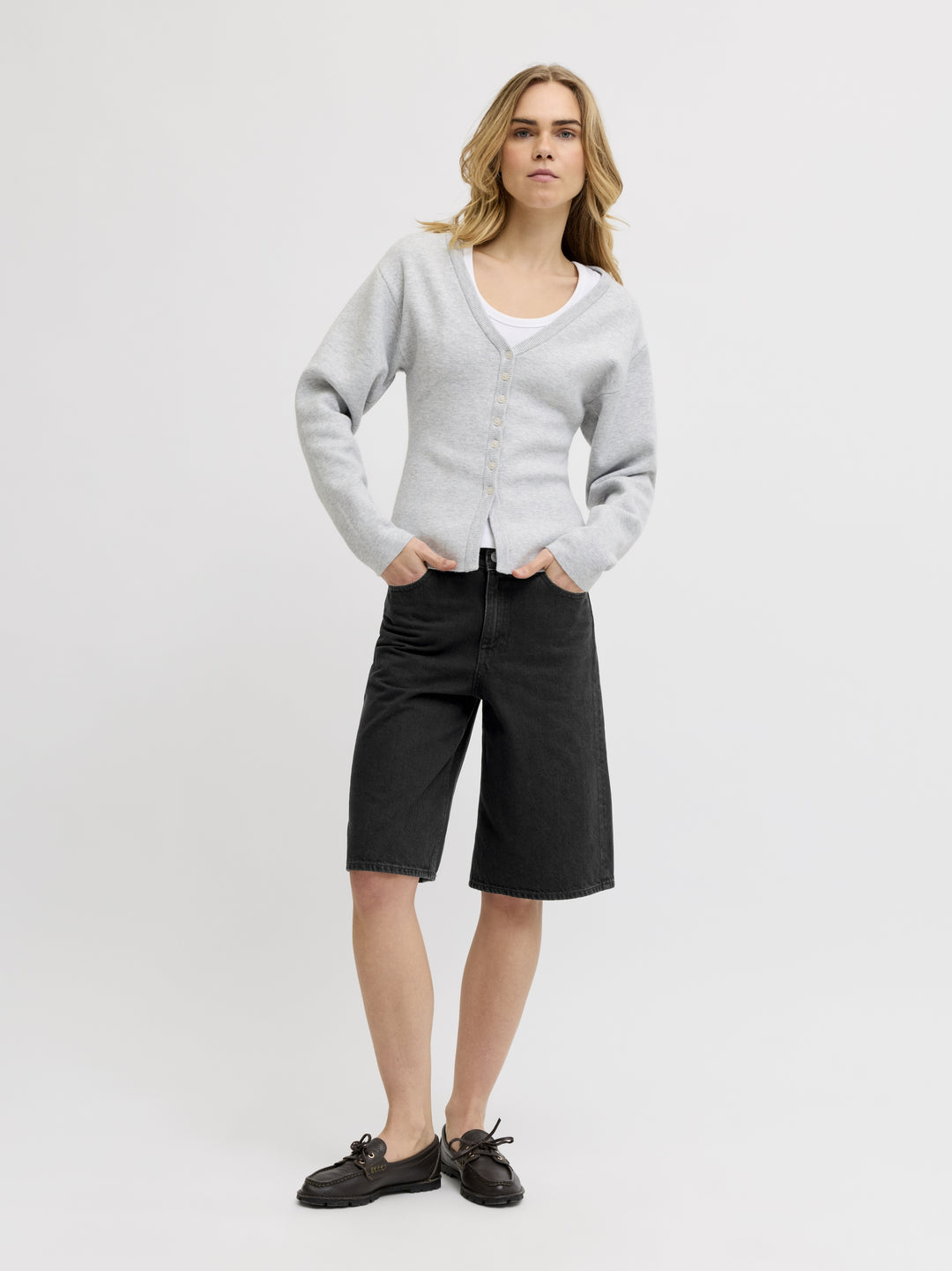 JXTOKYO LONG HW SHORTS DNM LN, Black 178012 Bild 8