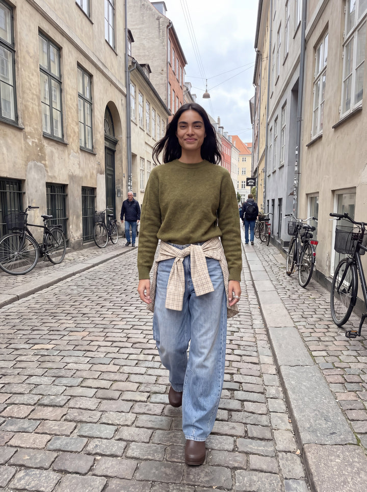 JXVALERIA CREW NECK KNIT, Nutria 176062 Bild 7