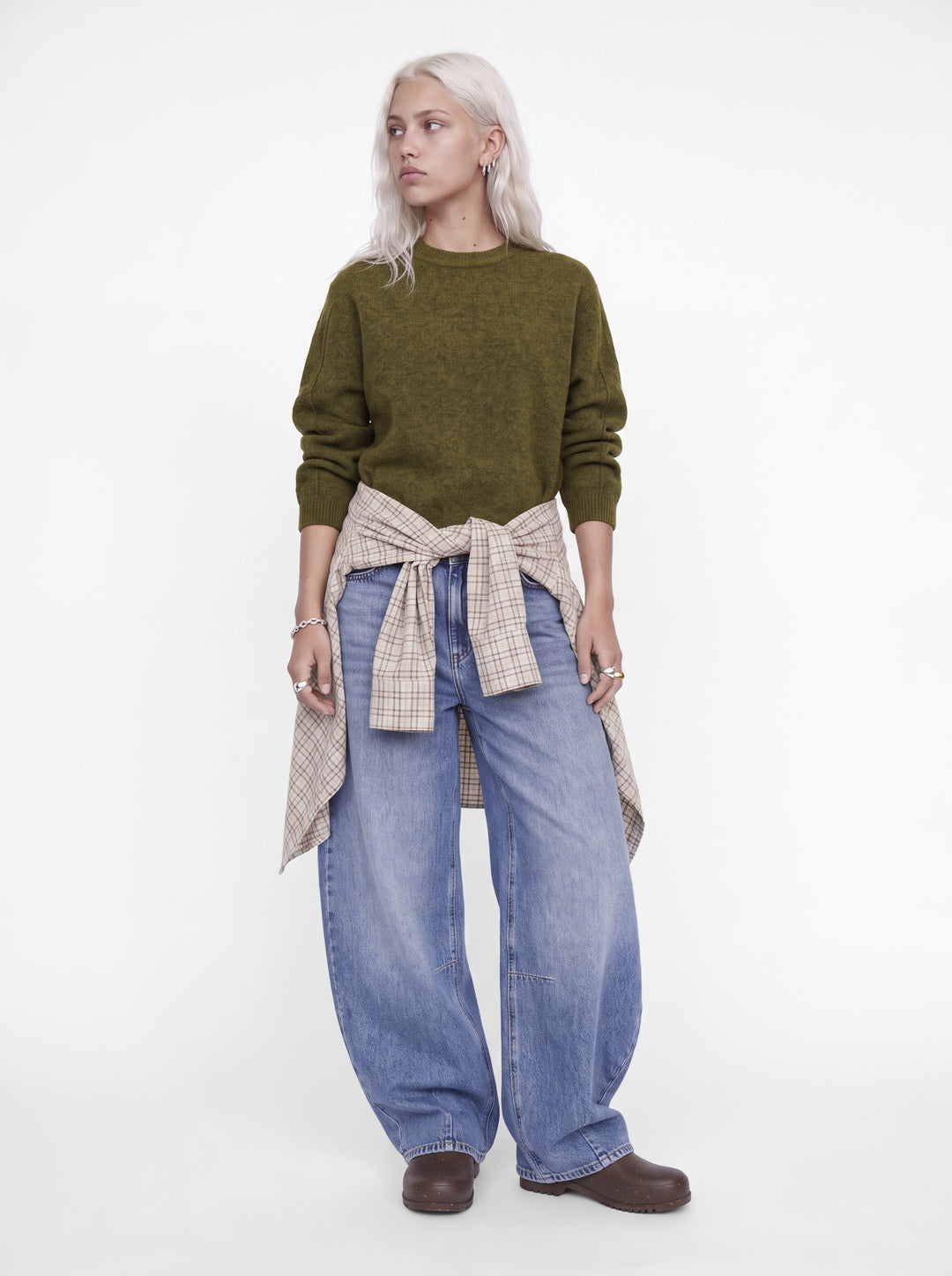 JXVALERIA CREW NECK KNIT, Nutria 176062 Bild 8