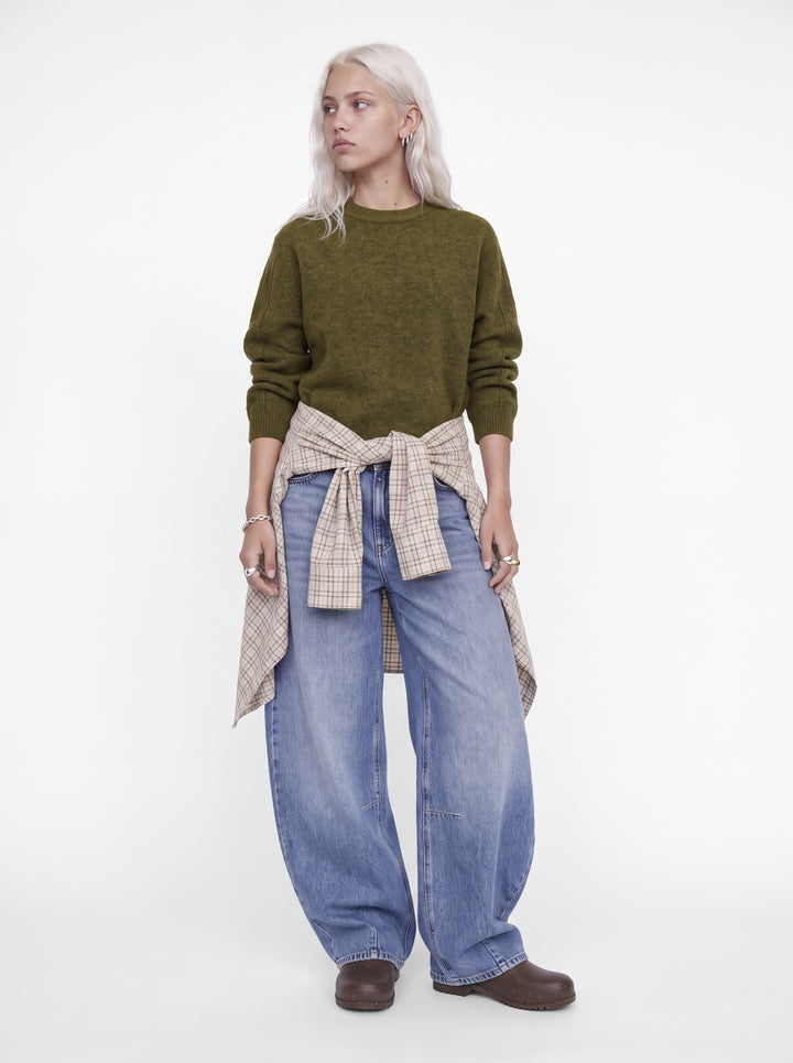 JXVALERIA CREW NECK KNIT, Nutria 176062 Bild 8