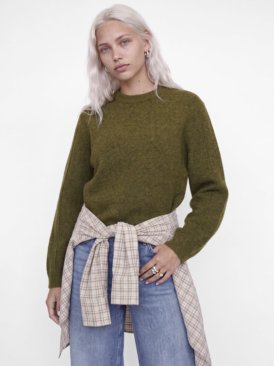 JXVALERIA CREW NECK KNIT, Nutria 176062 Bild 9