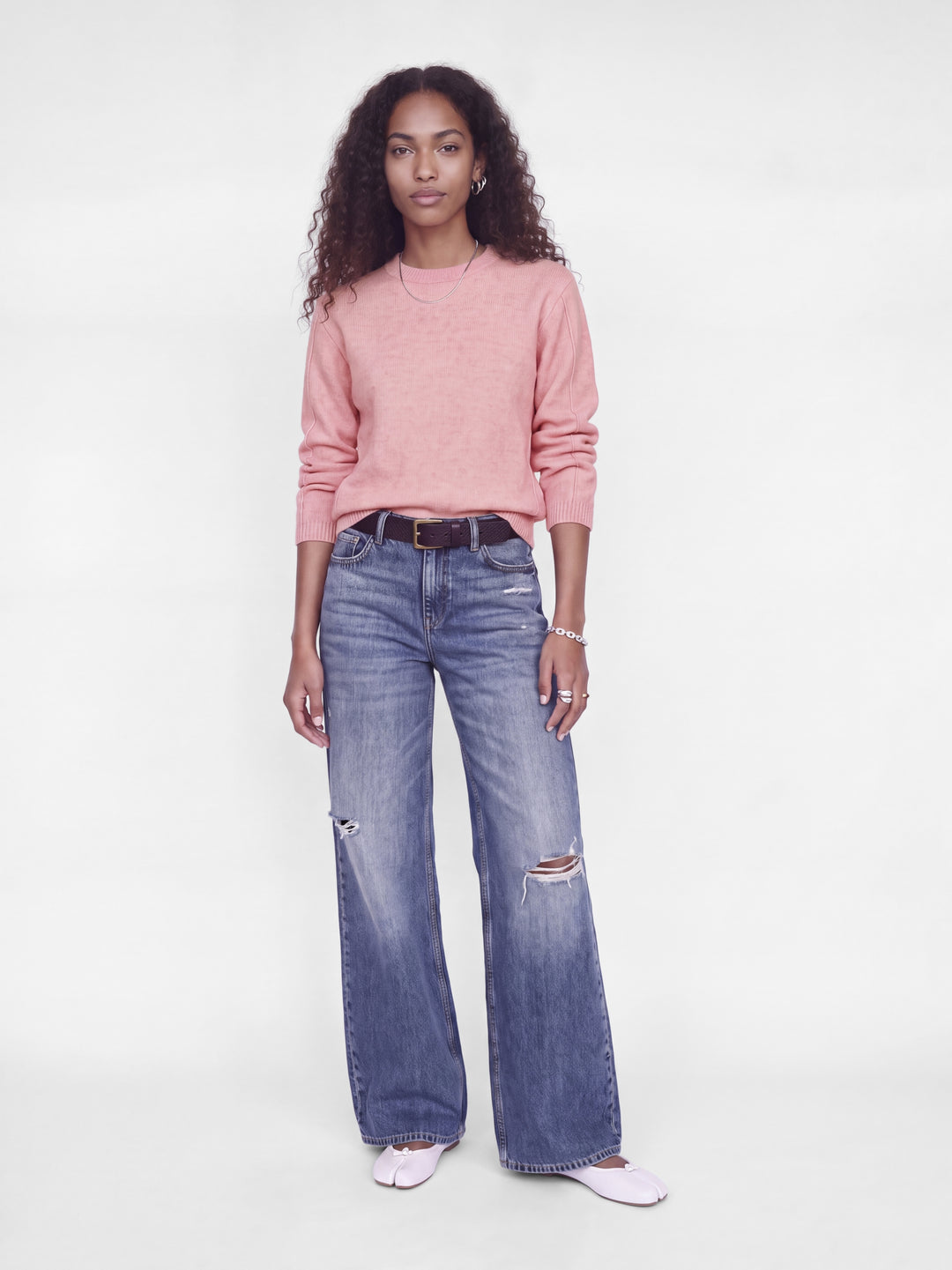 JXVALERIA CREW NECK KNIT, Pink Nectar 176935 Bild 6