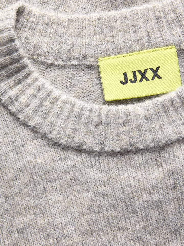 JXVALERIA SS KNIT, Light Grey Melange 179085 Bild 4