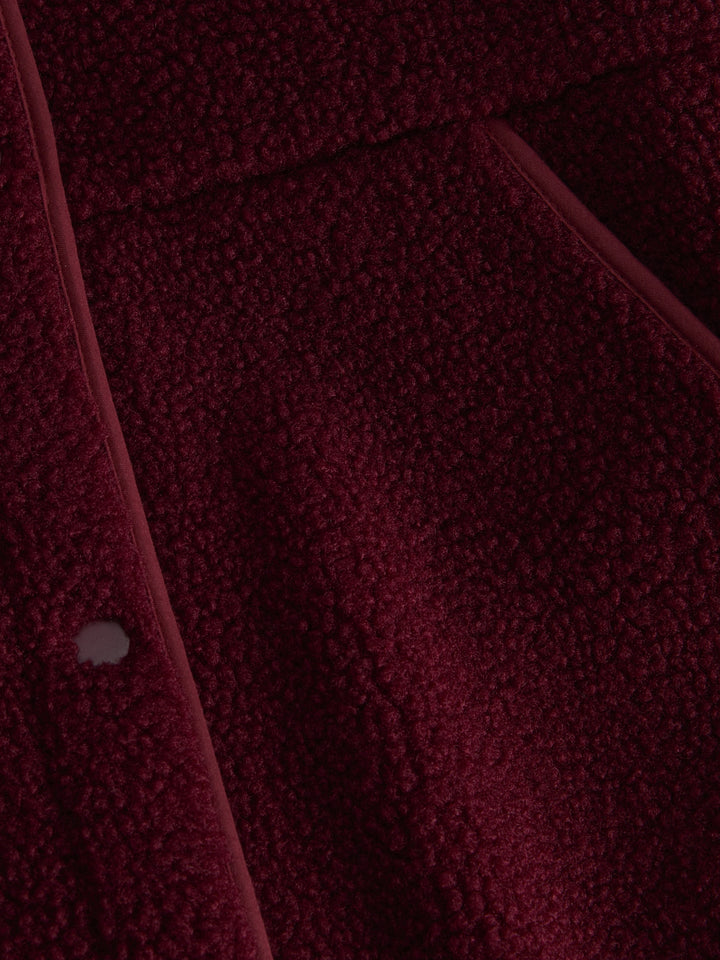 JXVERA TEDDY JACKET OTW SN, Cabernet 177105 Bild 4