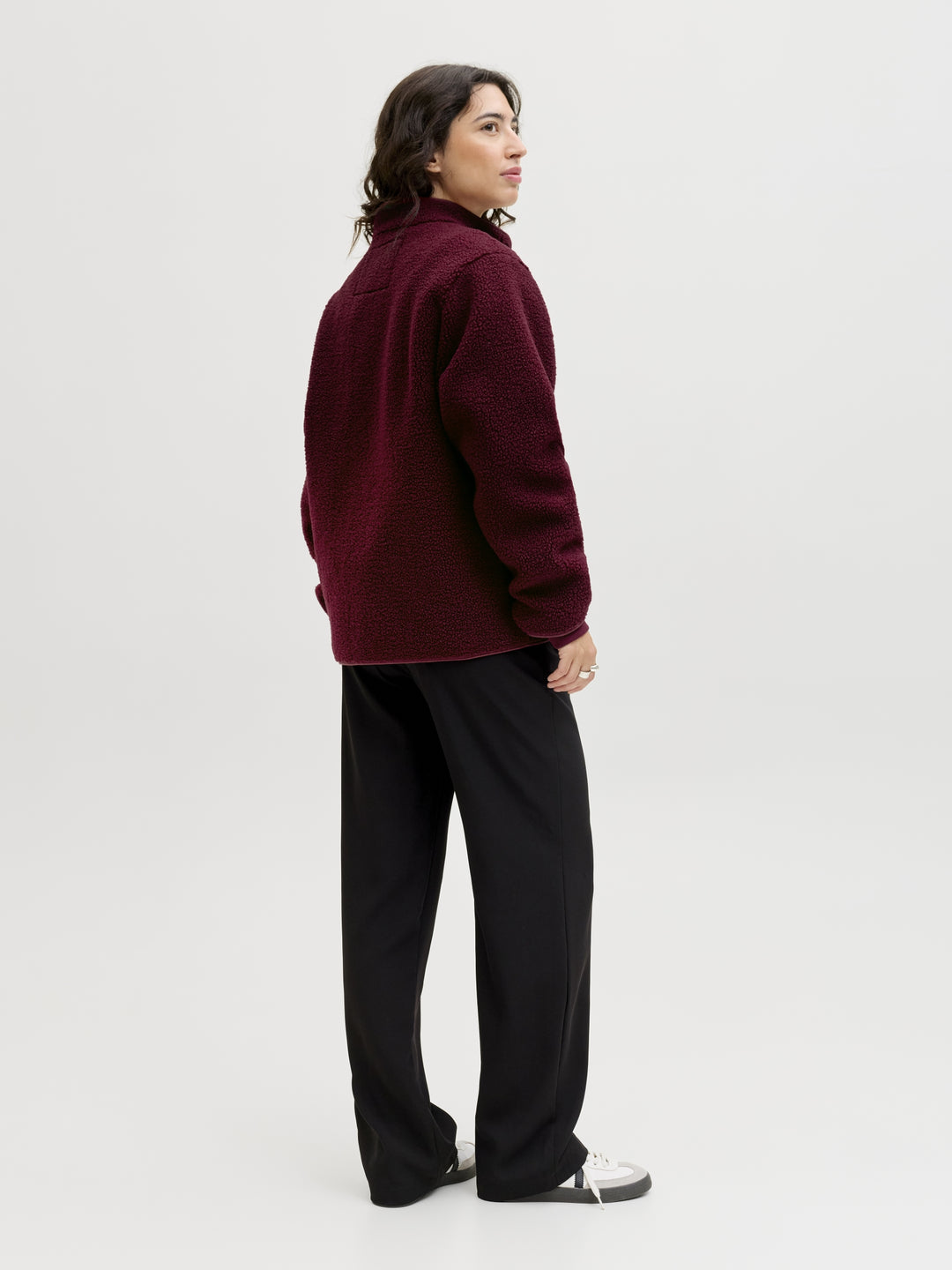 JXVERA TEDDY JACKET OTW SN, Cabernet 177105 Bild 7