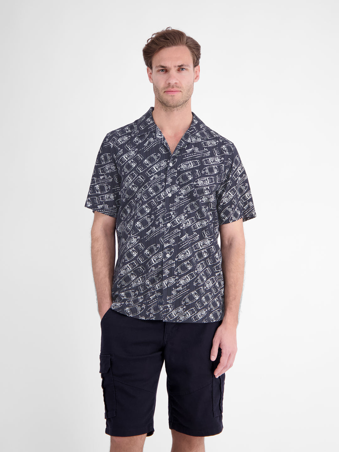 HEMD 1/2 ARM, CLASSIC NAVY 485 Bild 3