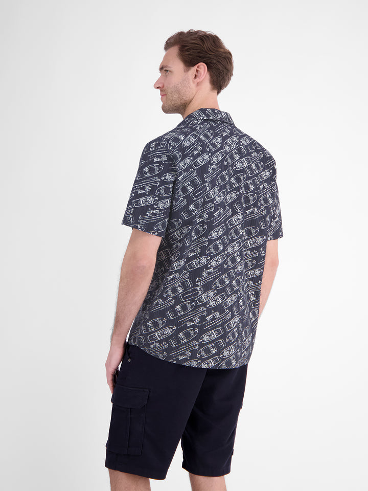 HEMD 1/2 ARM, CLASSIC NAVY 485 Bild 4