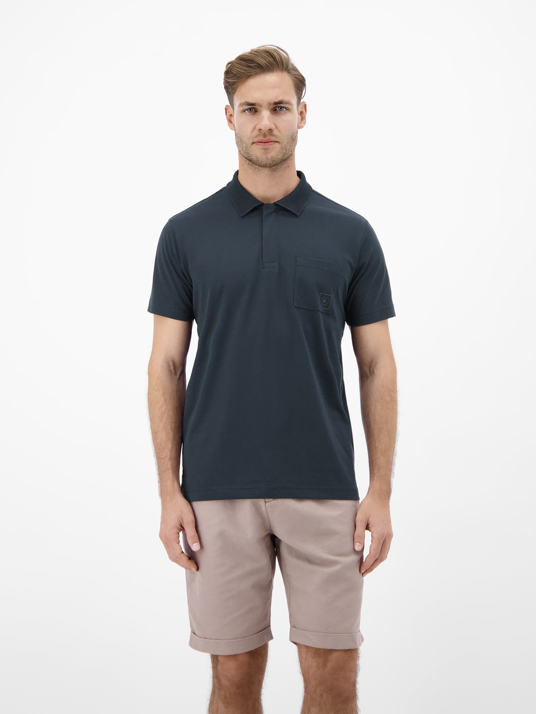 POLO 1/2 ARM, CLASSIC NAVY 485 Bild 3