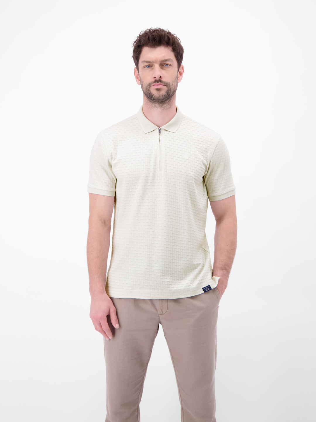POLO 1/2 ARM, CLOUDY WHITE 116 Bild 3