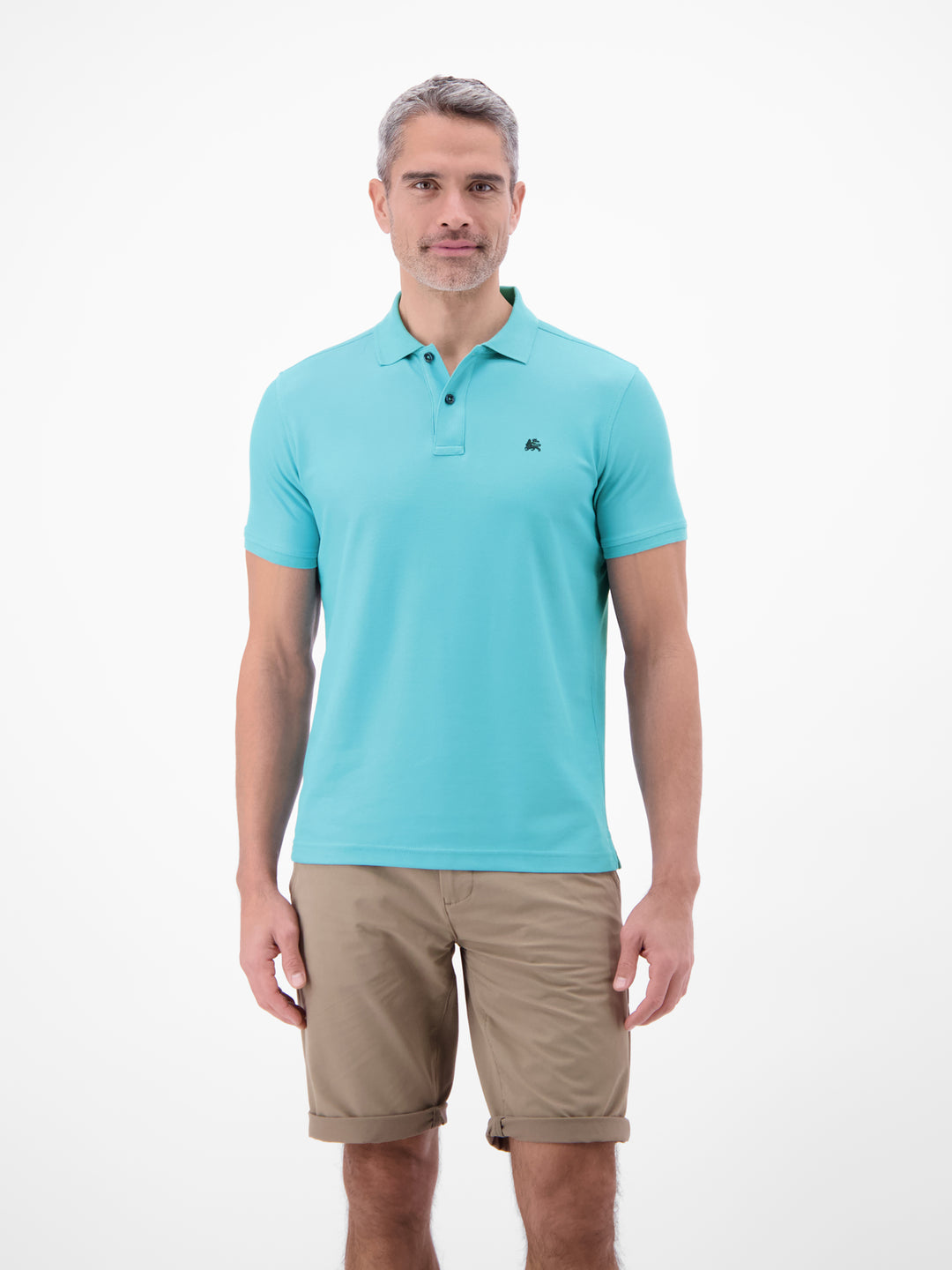 POLO 1/2 ARM, REEF BLUE 414 Bild 3