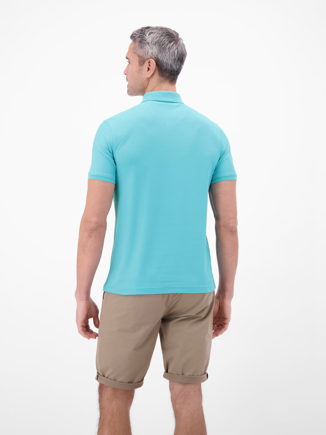 POLO 1/2 ARM, REEF BLUE 414 Bild 4
