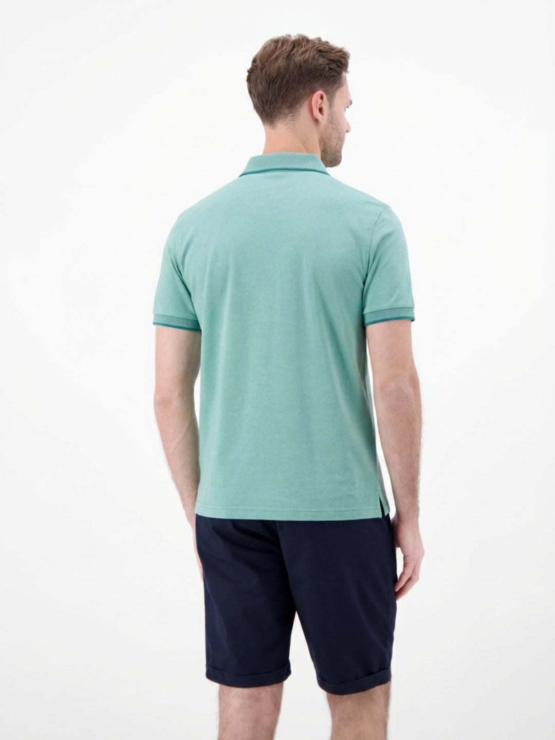 POLO 1/2 ARM, SOFT TEAL 662 Bild 4