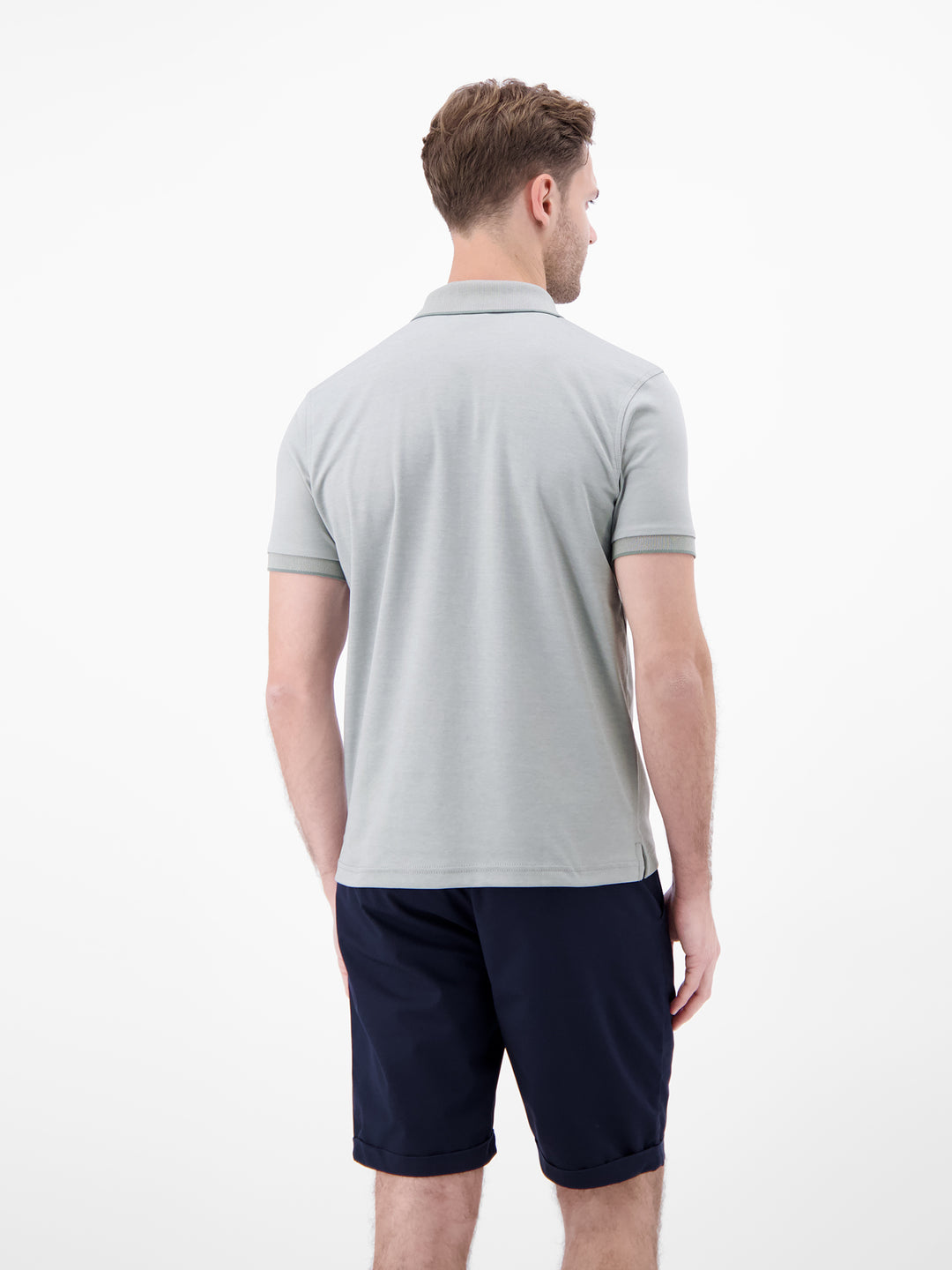POLO 1/2 ARM, STORM GREY 228 Bild 4