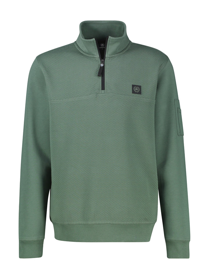 SWEATSHIRT/TROYER/RH/V-NE, BASIL GREEN 643 Bild 1