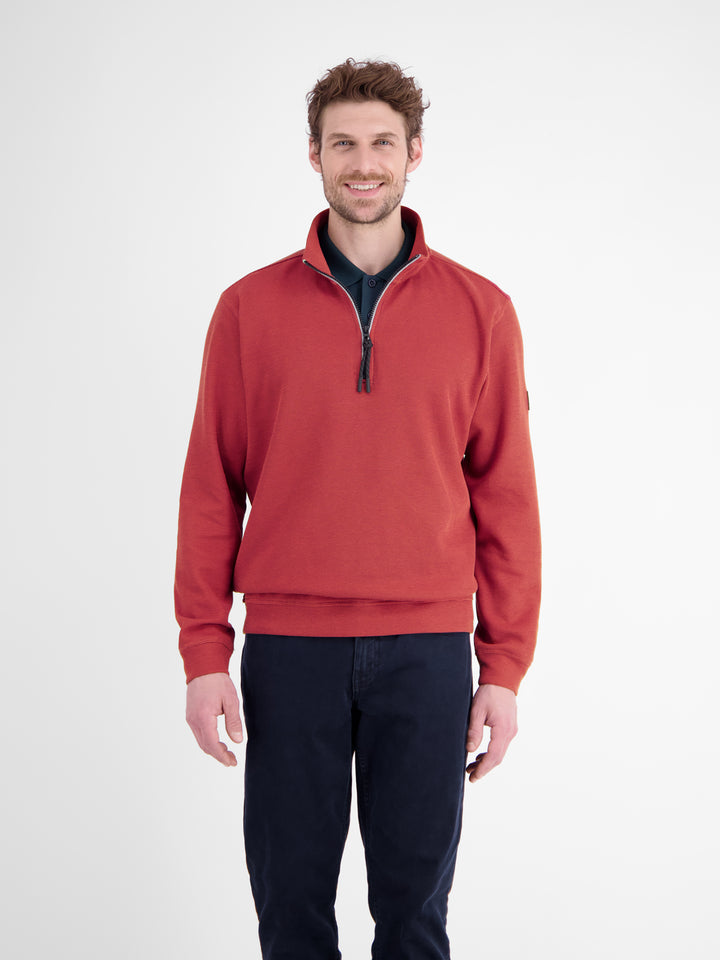 SWEATSHIRT/TROYER/RH/V-NE, MUTED RED 345 Bild 3