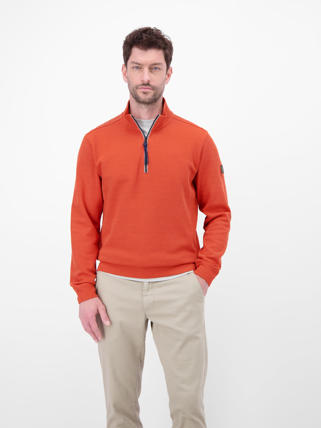 SWEATSHIRT/TROYER/RH/V-NE, VIVID RED 328 Bild 3
