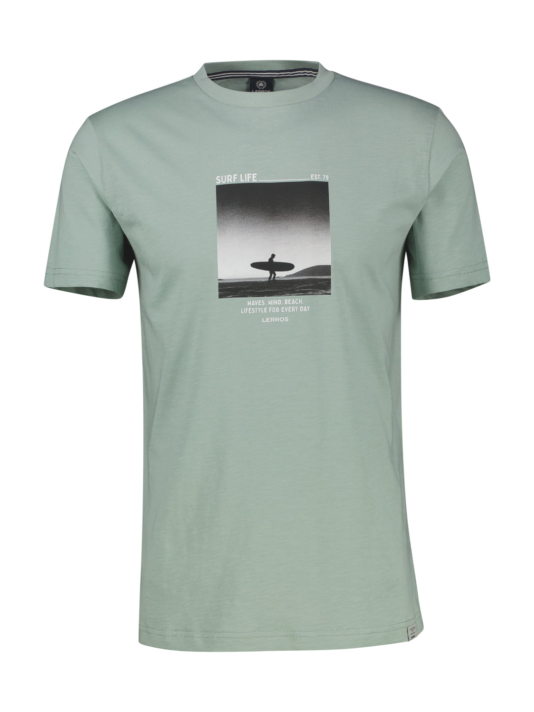 T-SHIRT/SERAFINO 1/2 ARM, BAY GREEN 613 Bild 1