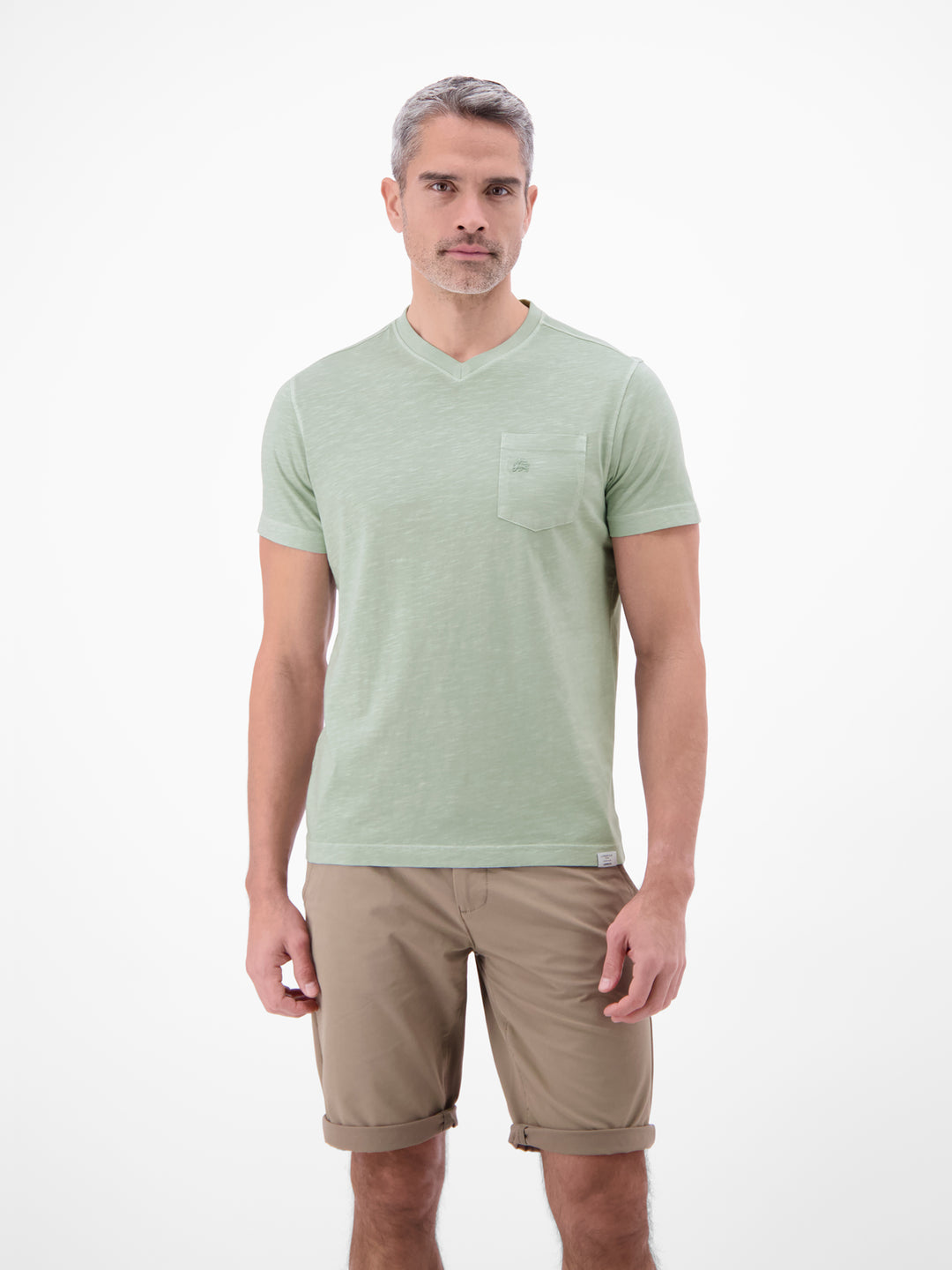 T-SHIRT/SERAFINO 1/2 ARM, BAY GREEN 613 Bild 3