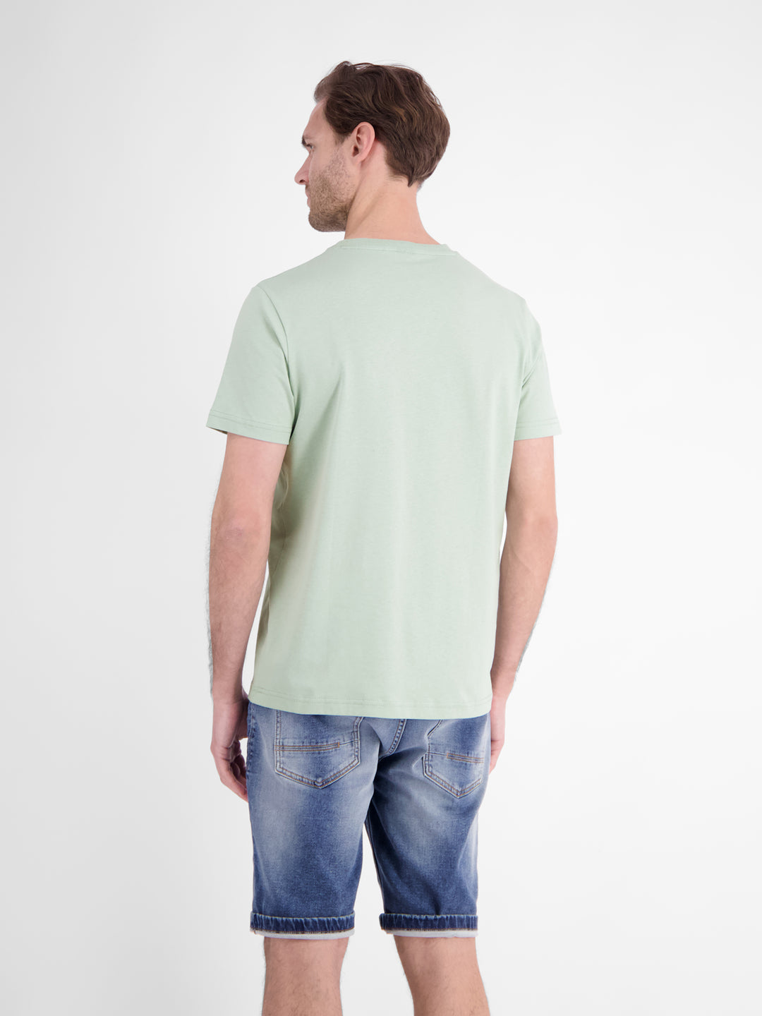 T-SHIRT/SERAFINO 1/2 ARM, BAY GREEN 613 Bild 4