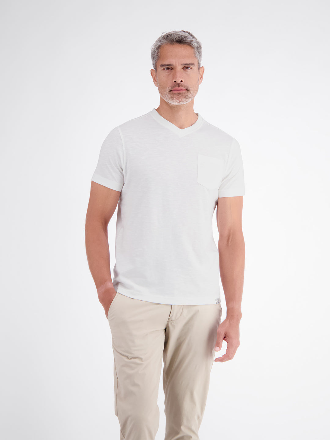 T-SHIRT/SERAFINO 1/2 ARM, BROKEN WHITE 103 Bild 3