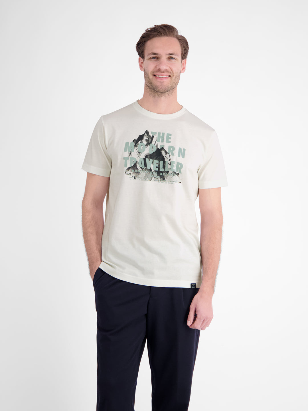 T-SHIRT/SERAFINO 1/2 ARM, BROKEN WHITE 103 Bild 3