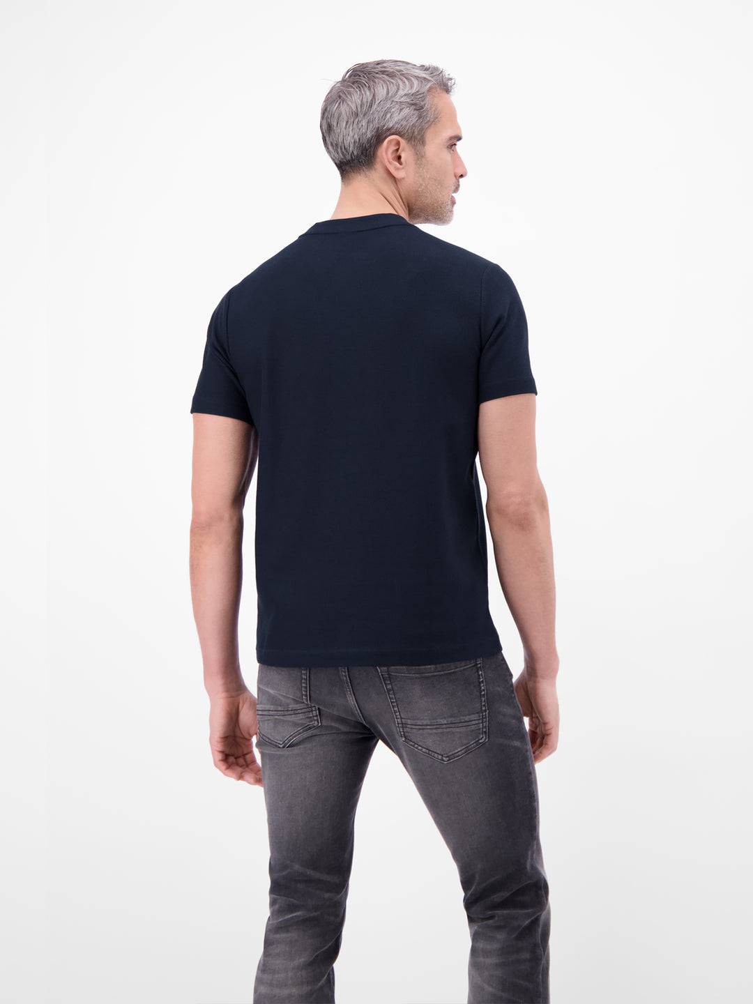 T-SHIRT/SERAFINO 1/2 ARM, CLASSIC NAVY 485 Bild 4