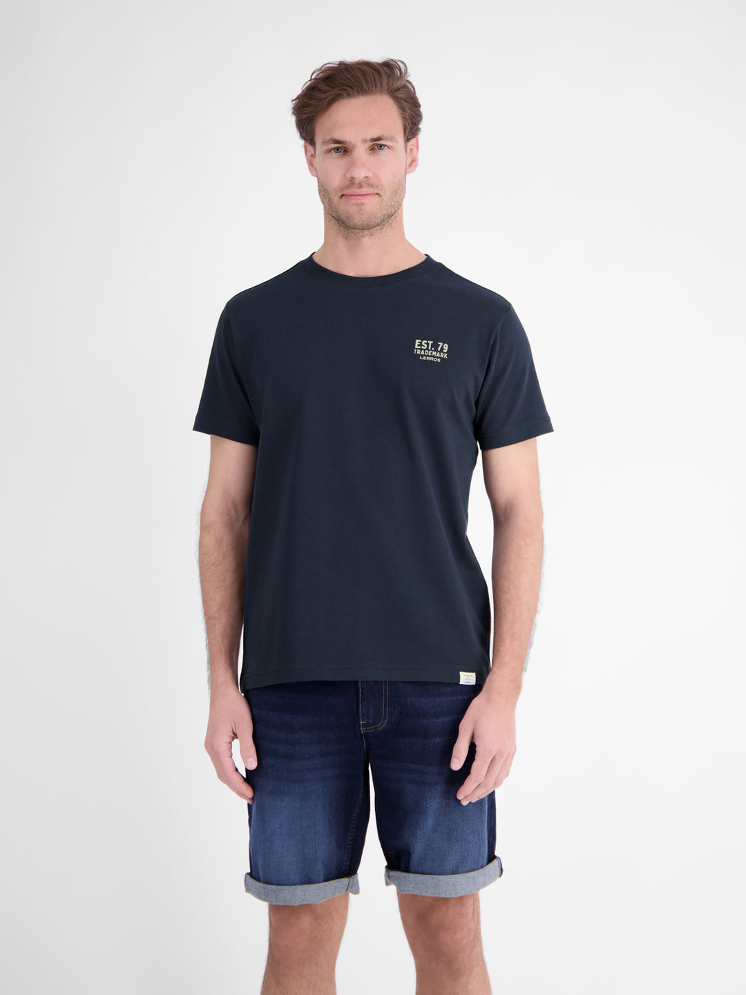 T-SHIRT/SERAFINO 1/2 ARM, CLASSIC NAVY 485 Bild 3
