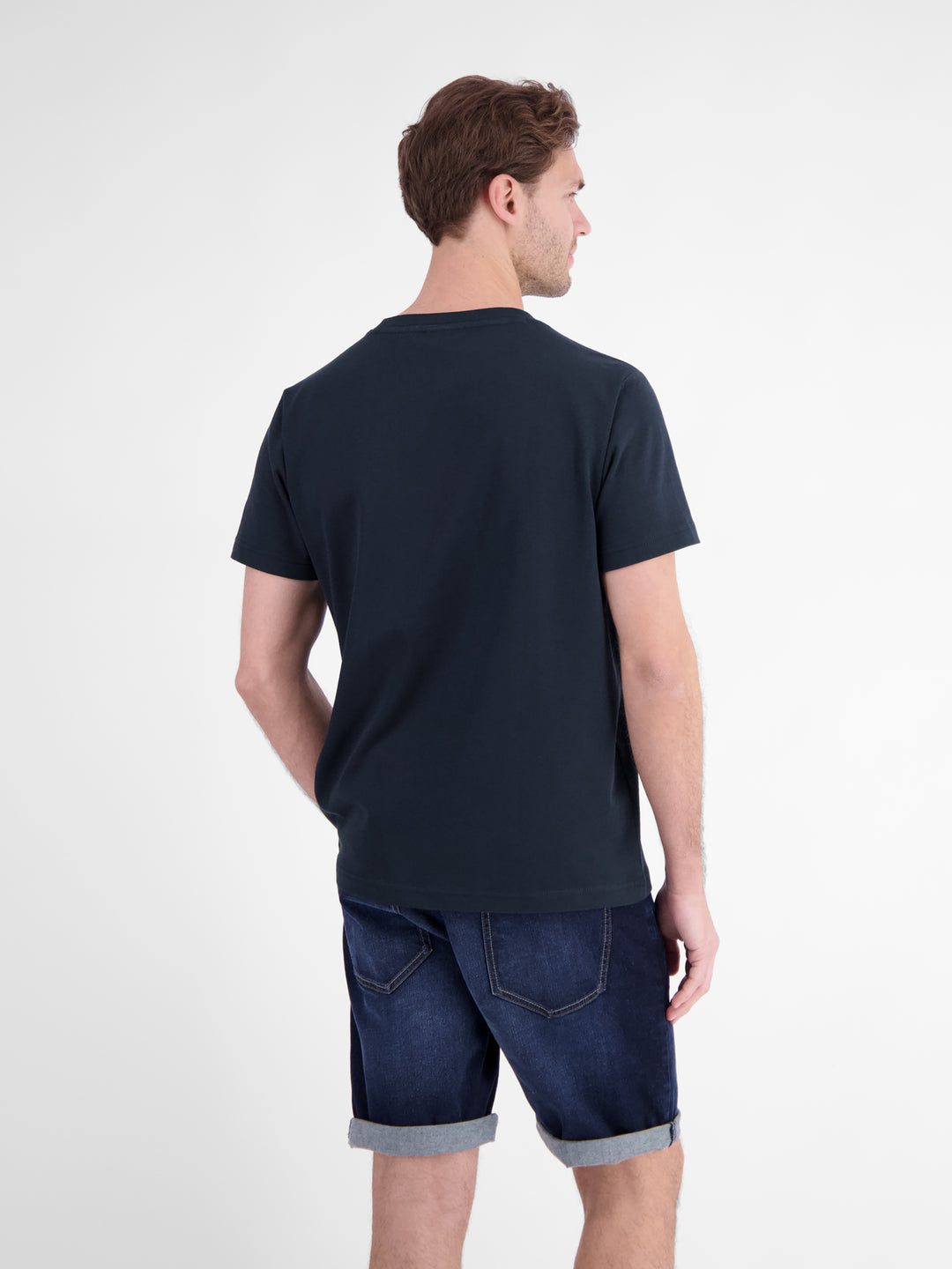 T-SHIRT/SERAFINO 1/2 ARM, CLASSIC NAVY 485 Bild 4