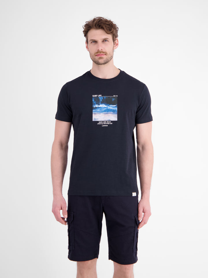 T-SHIRT/SERAFINO 1/2 ARM, CLASSIC NAVY 485 Bild 3