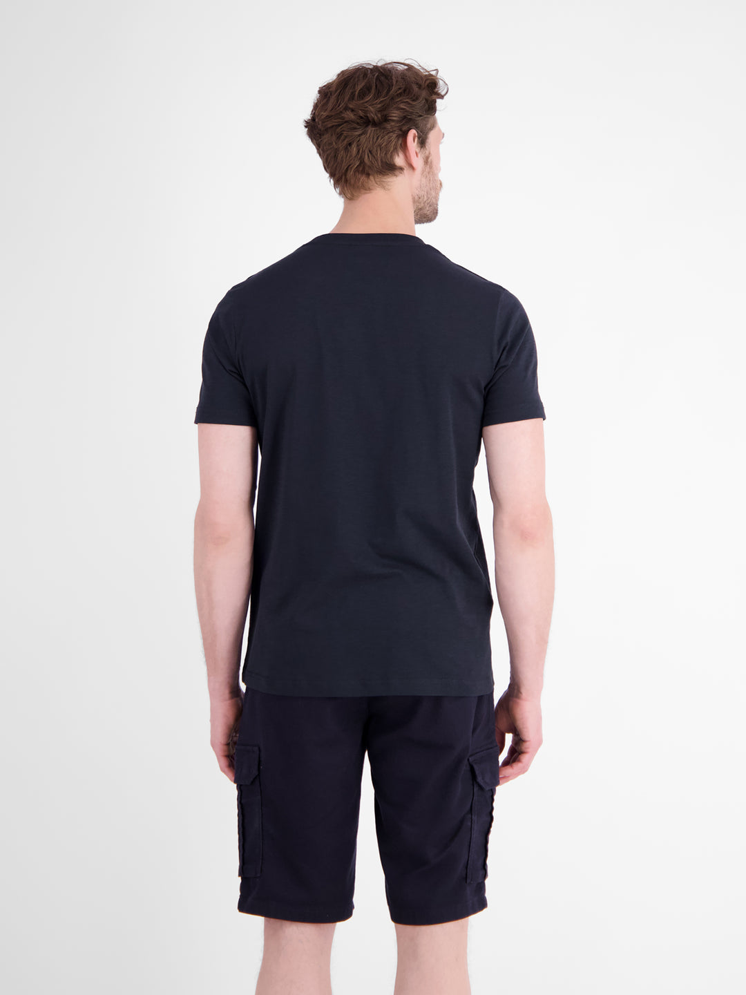 T-SHIRT/SERAFINO 1/2 ARM, CLASSIC NAVY 485 Bild 4